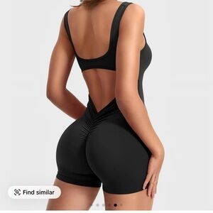 Women's 1 piece/romper workout: medium